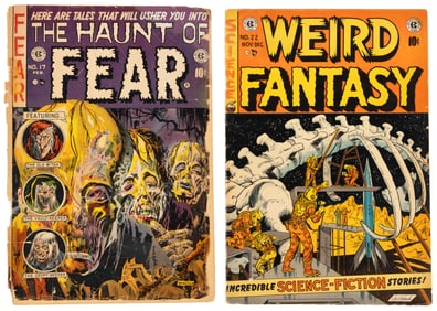 HAUNT OF FEAR #17 & WEIRD FANTASY #22 * Two ECs
