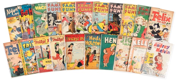 HUMOR COMICS * 42 1950s Funnybooks * Nancy, Fritzi Ritz & the Gang