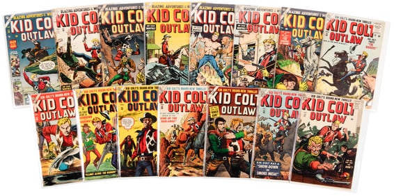 KID COLT * 15 Comics, 1950s * Severin, Heath, Maneely, Crandall