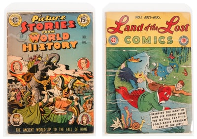 LAND of the LOST #1 & PICTURE STORIES From WORLD HISTORY #1