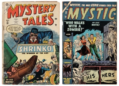 MYSTERY TALES # 23 & MYSTIC #27 * 2 Comics