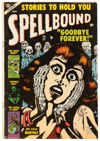 SPELLBOUND #17 * 3.5 * Fingers of FEAR * Krigstein Caper