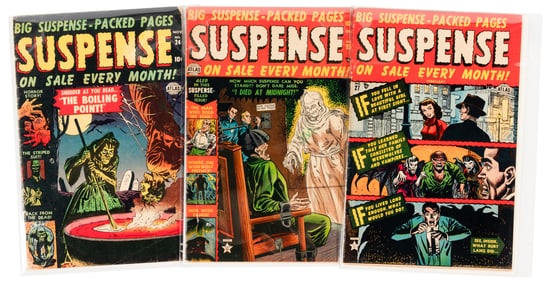 SUSPENSE Nos. 24, 25, 27 * Lot of 3 Comics * Dentata of DOOM