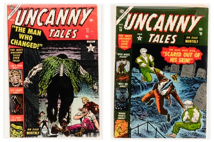 UNCANNY TALES #s 11 & 13 * Two Comics * Anthill from Hell