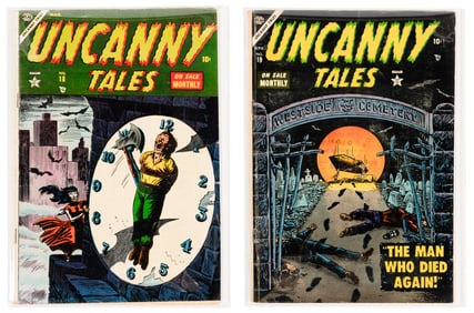 UNCANNY TALES #s 18 & 19 * Lot of Two Comics