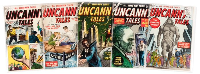 UNCANNY TALES #s 34, 35, 36, 37, 38 * Five Mags