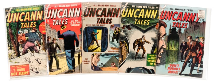UNCANNY TALES #s 39-43 * Lot of 5 Mags