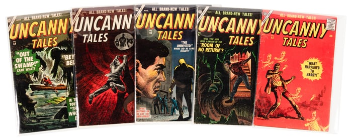 UNCANNY TALES Nos. 44-48 * Lot of Five Comics