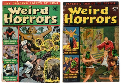 WEIRD HORRORS #s 2 & 3 * Lot of Two Comics
