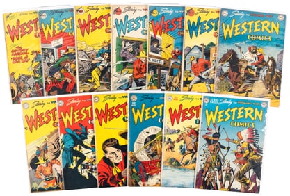 WESTERN COMICS #s 1-13 1948-1950