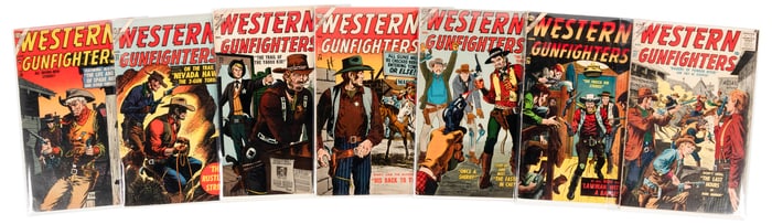 WESTERN GUNFIGHTERS #s 20, 21, 23-27 * 7 Comics