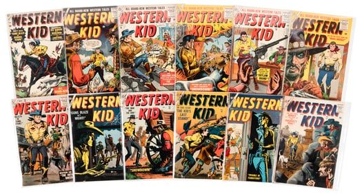 WESTERN KID #s 2-4, 7, 9-15, 17 * 12 Comics * Packed with Romita