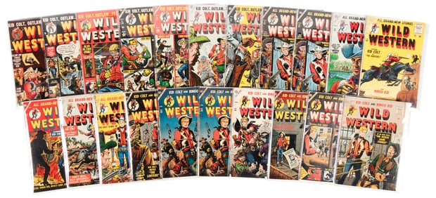 WILD WESTERN * Lot of 21 Comics * Heath, Severin, Maneely, Williamson