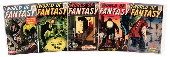 WORLD OF FANTASY #s 2-6 * Five Comics * Williamson * Powell