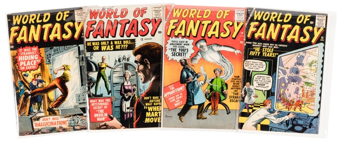 WORLD OF FANTASY #s 12, 13, 14, 15 * Four Comics
