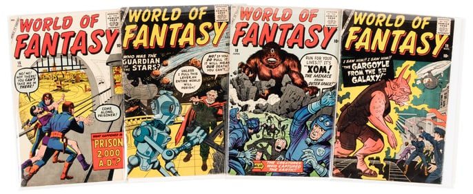 WORLD OF FANTASY #s 16, 17, 18, 19 * Four Comics