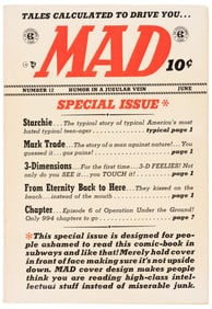 MAD #12 * VG+ * Starchie and the Gang
