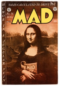 MAD #14 * VG+ * MAD Mona Lisa