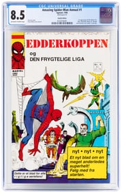 Danish AMAZING SPIDER-MAN ANNUAL #1 * CGC 8.5