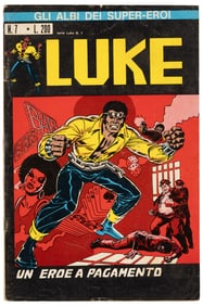 Italian Ed. of LUKE CAGE, HERO for HIRE No. 1 * 4.0
