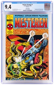 Danish DOCTOR STRANGE #1 * CGC 9.4 * Best Copy
