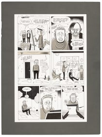 Original Art * DANIEL CLOWES * Dan Pussey Page from Eightball No. 3