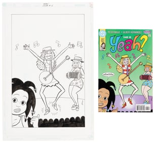 Original Art * Gilbert Hernandez * Cover to Yeah! No. 6