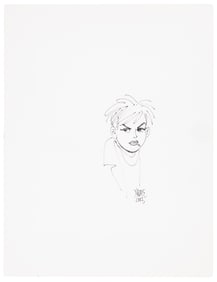 Original Art * JAIME HERNANDEZ * Hopey Pen and Ink Sketch