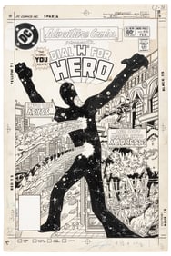 Original G. PEREZ Art * ADVENTURE #490 COVER * 1982