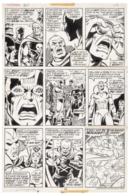 Original GEORGE PEREZ Art * AVENGERS #160 * 1977