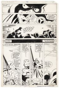 Original GEORGE PEREZ Art * AVENGERS #196 * 1980 * TASKMASTER