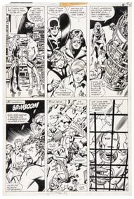 Original GEORGE PEREZ Art * AVENGERS #200 * 1980