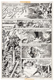 Original GEORGE PEREZ Art * Logan's Run #3 * 1977