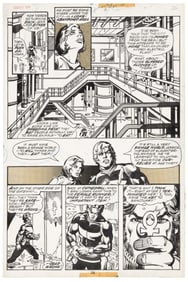 Original GEORGE PEREZ Art * Logan's Run #3 * 1977