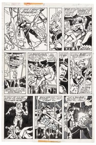 Original GEORGE PEREZ Art * Logan's Run #3 * 1977