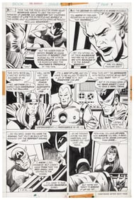 Original GEORGE TUSKA Art * AVENGERS #137 * 1975