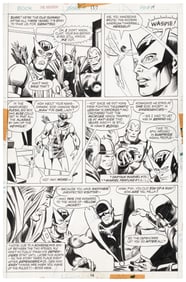 Original GEORGE TUSKA Art * AVENGERS #137 * 1975