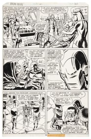 Original KEITH POLLARD Art * IRON MAN #111 * 1978