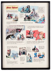 PRINCE VALIANT Ltd Print Signed by Hal Foster