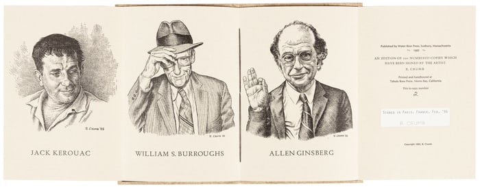R. Crumb * Meet the Beats Portfolio * Signed