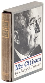 Mr. Citizen inscribed presentation copy