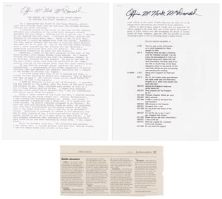 Signed by the arresting officer of Lee Harvey Oswald
