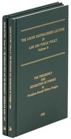Gauer Distinguished Lecture, Signed