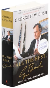 All the Best, George Bush signed
