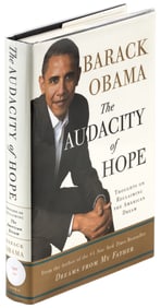 Obama Audacity of Hope signed 1st
