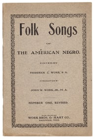 Folk Songs of the American Negro 1907