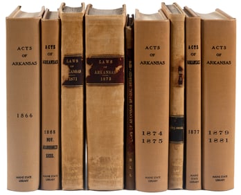 Acts & Laws of Arkansas from 1866 to 1879