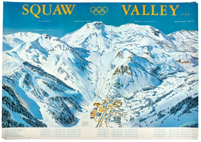Squaw Valley poster, 1960