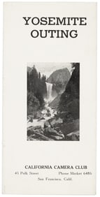 Calif. Camera Club trip to Yosemite 1926