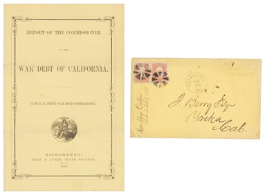 Report and letter on cost of Indian suppression